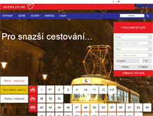 Tablet Screenshot of dpmb.cz